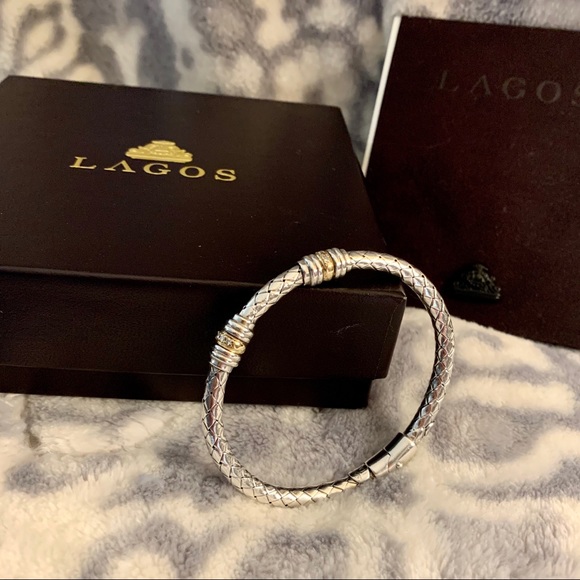 LAGOS Jewelry - Authentic LAGOS Diamond Studded Bangle Bracelet